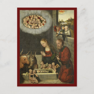 Shepherds Advertentie Baby Jesus door Cranach Briefkaart