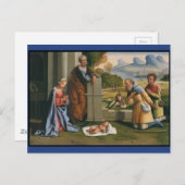 Shepherds Worship Baby Jesus Briefkaart (Voorkant / Achterkant)