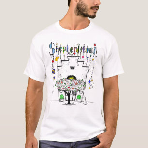 Shepherdstown Library West Virginia Doodle Art T-shirt