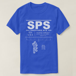 Sheppard AFB Luchtmachtbasis SPS T-Shirt