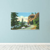 Shepperd's Dell-Uitzicht van de Onvergelijkbare Gr Canvas Afdruk (Insitu (Houten vloer))