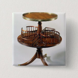 Sheraton tweeledige domme ober vierkante button 5,1 cm