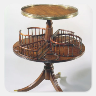 Sheraton tweeledige domme ober vierkante sticker