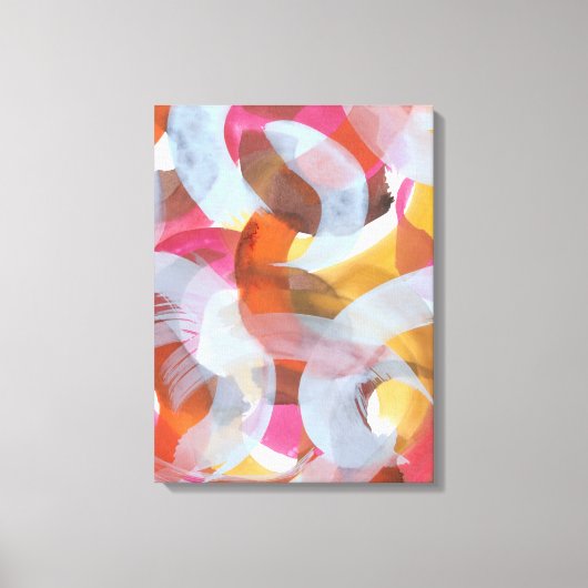 Sherbert I Canvas Afdruk (Voorkant)
