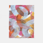 Sherbert I Fleece Deken (Voorkant)