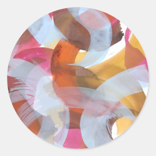 Sherbert I Ronde Sticker (Voorkant)