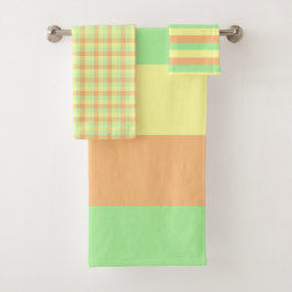 Sherbet Coordinates-handdoekset Bad Handdoek