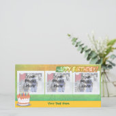 Sherbet Rainbow Heureux Cartes photos de naissance (Debout devant)