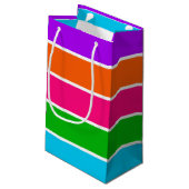Sherbet Stripes Klein Cadeauzakje (Achterkant Gekanteld)