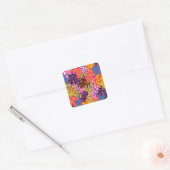 Sherbet Vierkante Sticker (Envelop)
