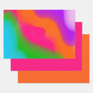 Sherbet Waterverven Inpakpapier Vel