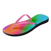 Sherbet Waterverven teenslippers (Schuin)