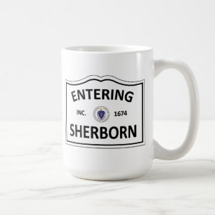 SHERBORN MASSACHUSETTS Hometown Mass MA Townie Koffiemok