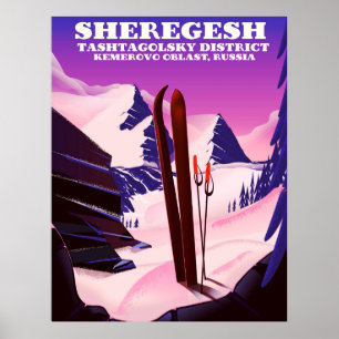Sheregesh, oblast de Kemerovo Russie impression de