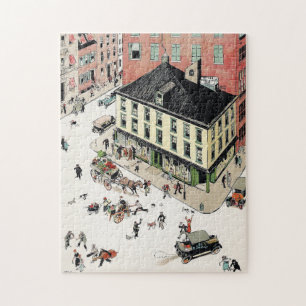 Sheridan Square West Village, 1920s Bazaar de Junk Legpuzzel