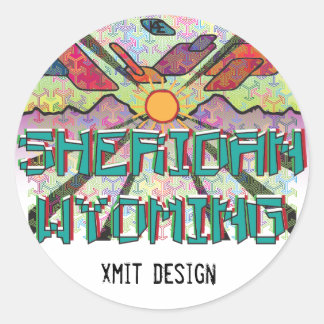 Sheridan, Sticker À Bumper Wyoming !