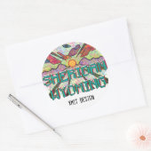 Sheridan, Wyoming Bumpersticker! Ronde Sticker (Envelop)