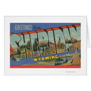 Sheridan, Wyoming - Grote Letter-scènes