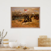 Sheridans Ride door Thure de Thulstrup Poster (Keuken)