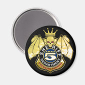 Sheriff Area 5 Badge Magneet (Voorkant / Achterkant)