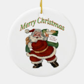 sheriff Badge Keramisch Ornament (Achterkant)