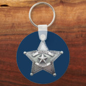 sheriff Badge Sleutelhanger (Voorkant)