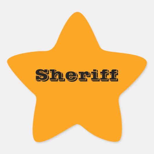 Sheriff Badge Stickers (Voorkant)