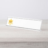 Sheriff Bureau Naambordje (Voorkant)