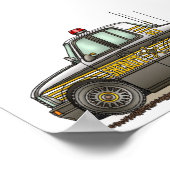 Sheriff Car Patrol Car Poster (Hoek)