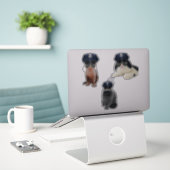 Sheriff Cat Sticker (Laptop op bureau)