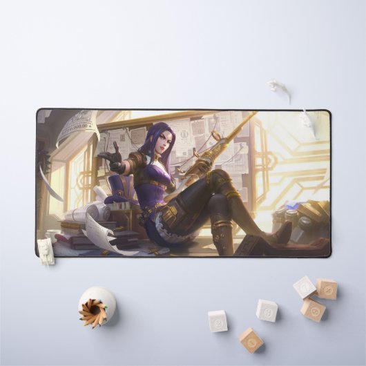 Sheriff Gaming Desk Mat | Pad esthétique Marksman (Tableau pour enfants)