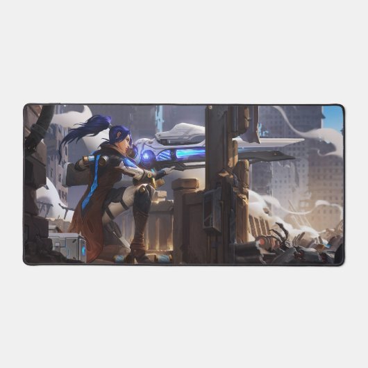 Sheriff Gaming Desk Mat | Pad esthétique Marksman (Recto)