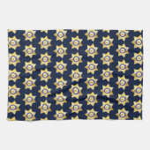 Sheriff Gold Star Badge Fun Theedoek (Horizontaal)