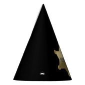 Sheriff golden star feesthoedjes (Links)