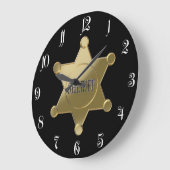 Sheriff golden star grote klok (Hoek)