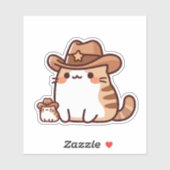 Sheriff Kat Sticker (Vel)