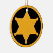 Sheriff Keramisch Ornament (Rechts)