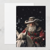 Sheriff Kerstman Feestdagenkaart (Voorkant / Achterkant)