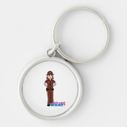 Sheriff - Licht/Rood Sleutelhanger (Voorkant)