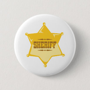 Sheriff Ronde Button 5,7 Cm