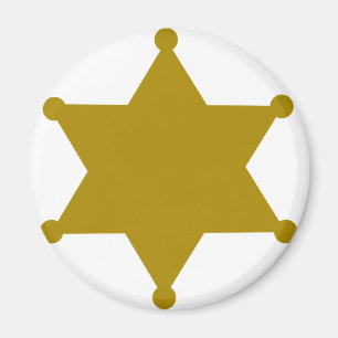 Sheriff star magneet