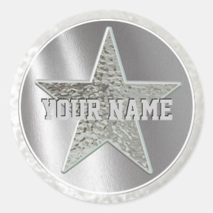 Sheriff Star Stickers met Jouw naam!