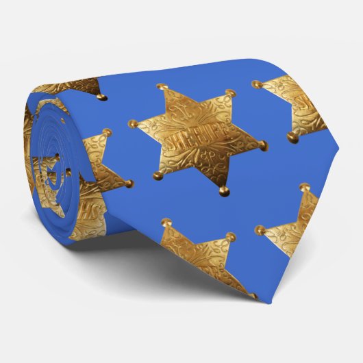 Sheriff Stars aanpassen door een verhaler. Stropdas (Opgerold)