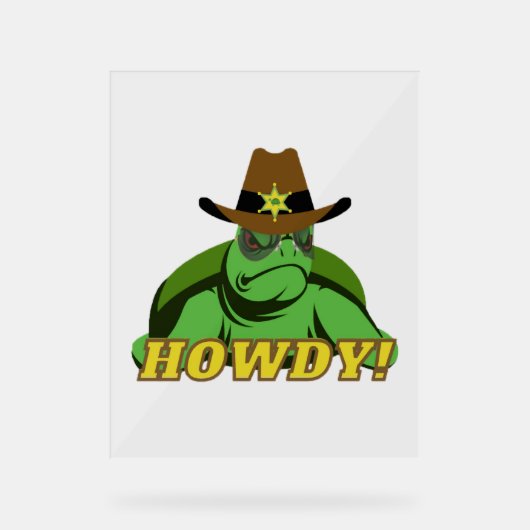 Sheriff Turtle (Recto)
