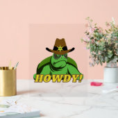 Sheriff Turtle Acryl Bord (Huwelijk)