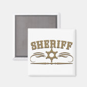 Sheriff Westerne Style Magneet (Voorkant / Achterkant)
