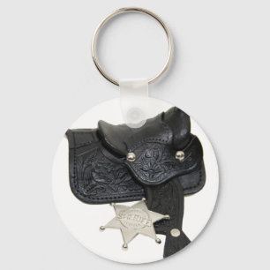 SheriffBadgeSaddle051009 Sleutelhanger