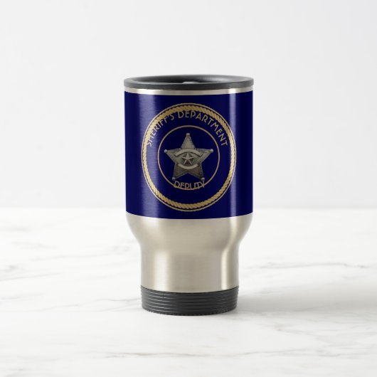 Sheriff's Badge Universal Custom Mok (Center)