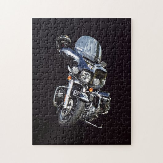 Sheriff's Motorcycle Legpuzzel (Verticaal)