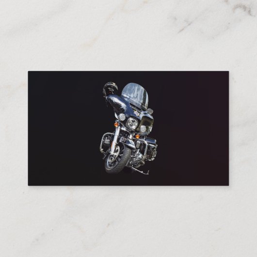 Sheriff's Motorcycle Visitekaartje (Achterkant)